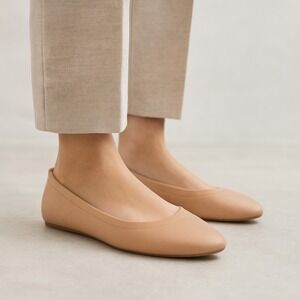 NWT Danskin US8.5/EU40 Poise Blush Slip On Ballet Flat Vegan Uppers Foam Comfort